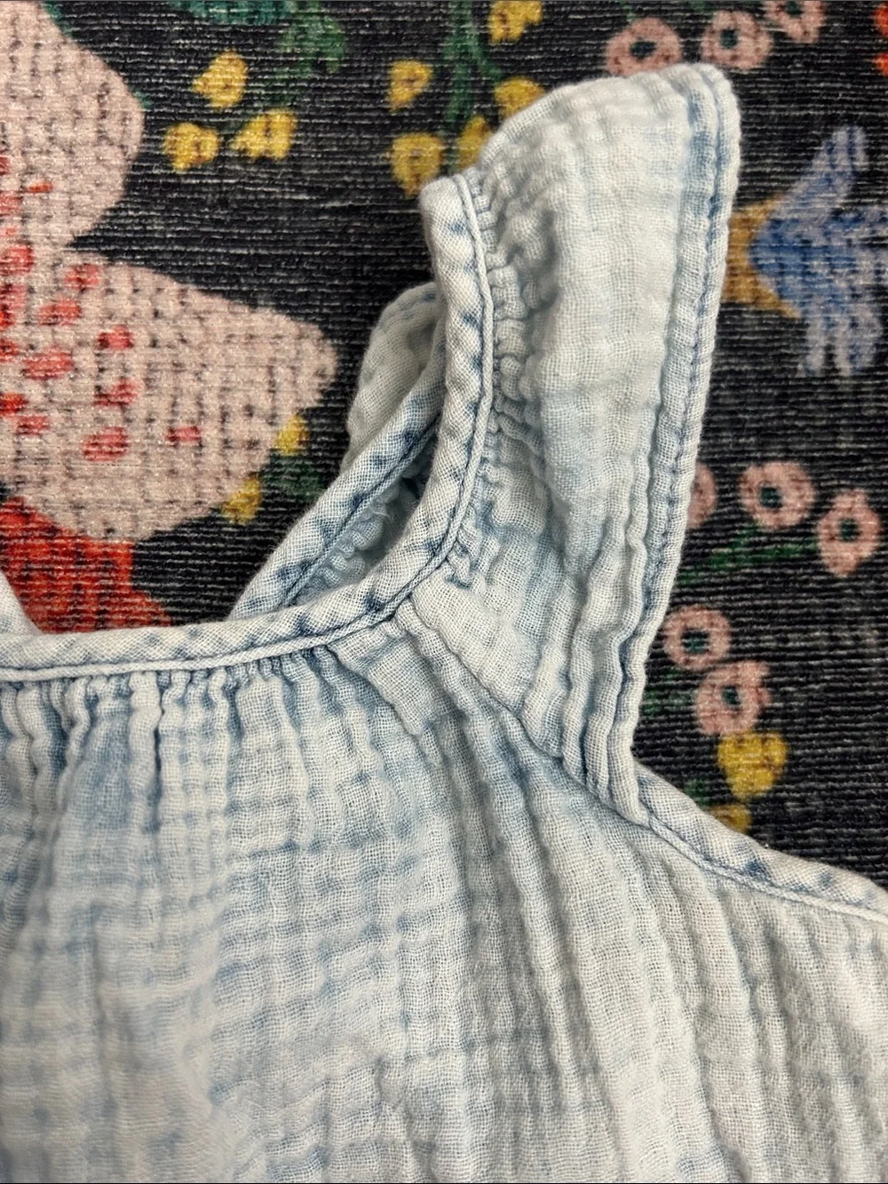 Gap Denim Toddler Ruffle Tank and Shorts Set, Size 3T